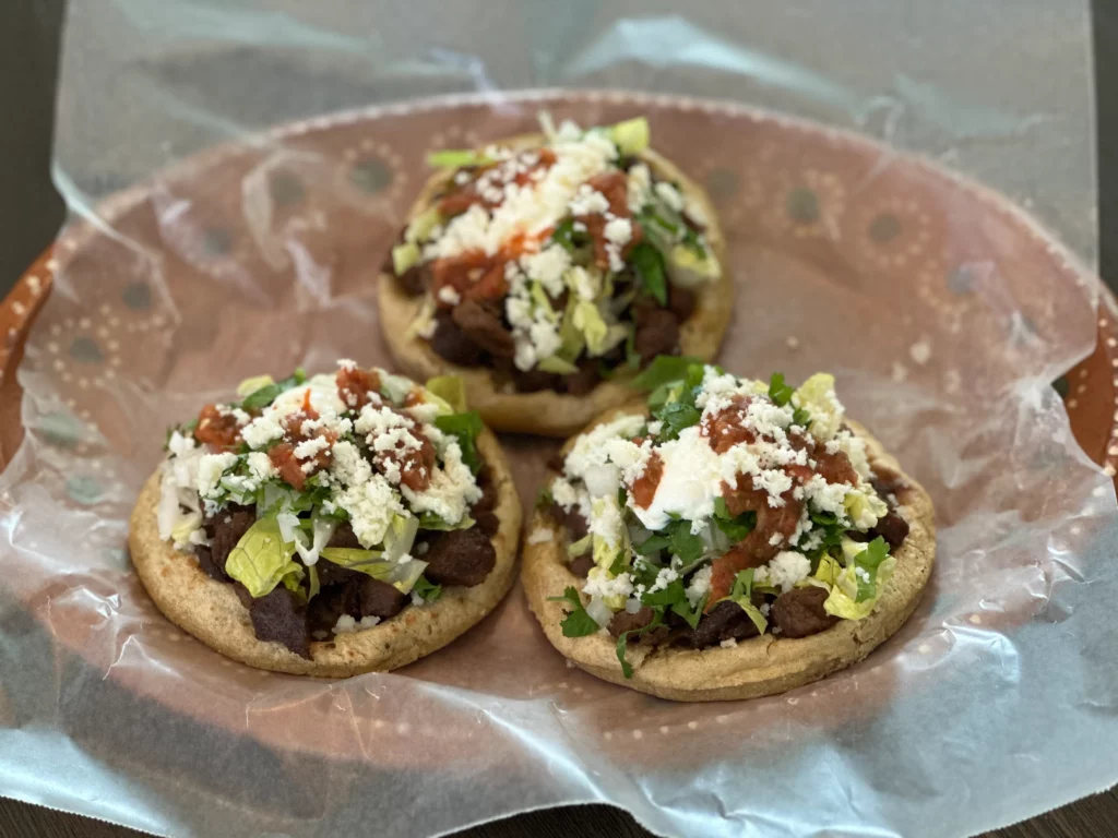 Three Sopes on a plate